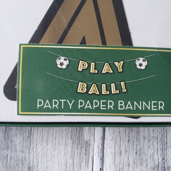 NWT - Play Ball Soccer Party Paper Banner Soccer - 6 ft. - Picture 2 of 3
